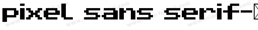 pixel sans serif字体转换